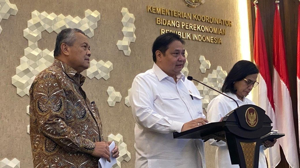 Airlangga Ungkap Alasan Prabowo Pasang Target DHE SDA Cuma USD80 Miliar di 2025. (Foto Anggie/MPI)