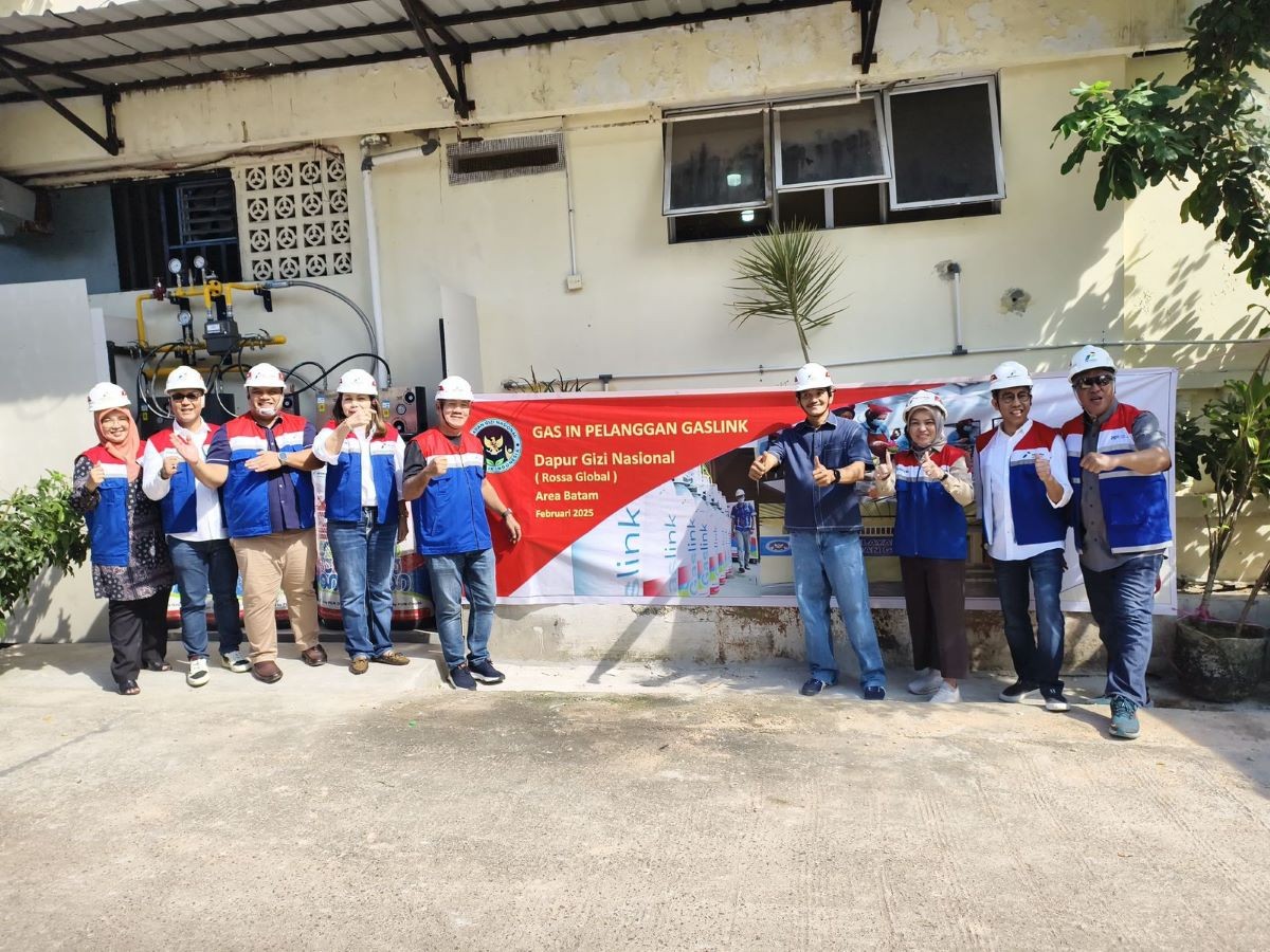 PGN (PGAS) Suplai 1.000 m3 Gas untuk Dapur Makan Bergizi Gratis di Batam. (Foto: MNC Media)