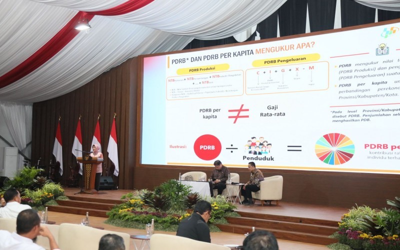 Kepala BPS Amalia Adininggar Widyasanti meminta kepala daerah untuk mendukung pelaksanaan sensus ekonomi tahun 2026.