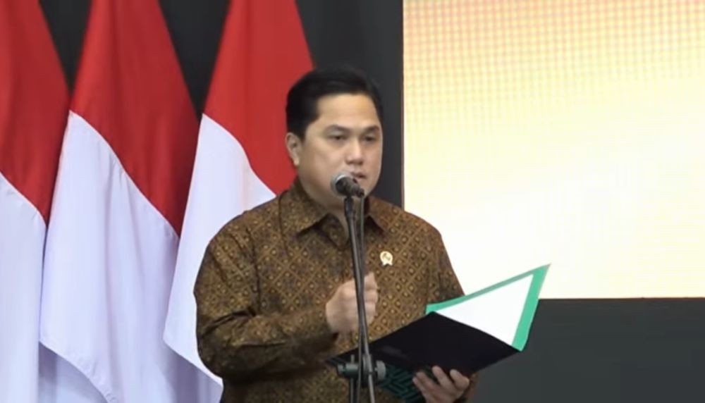 Erick Thohir Sebut 1.800 Ton Emas Beredar di Masyarakat, Belum Masuk Sistem Keuangan. Foto: MNC Media.