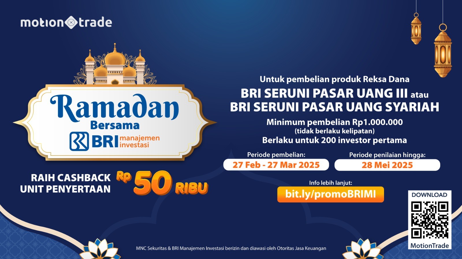 Berburu Berkah, Ada Cashback Rp50.000 di Promo Ramadan bersama BRIMI (FOTO:MNC Media)