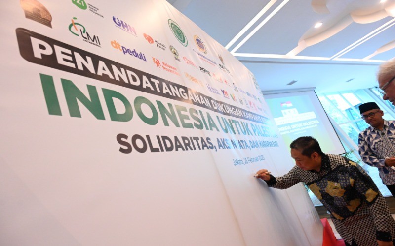 Indonesia Launches Humanitarian Aid Campaign for Gaza. (Foto: MNC Media)
