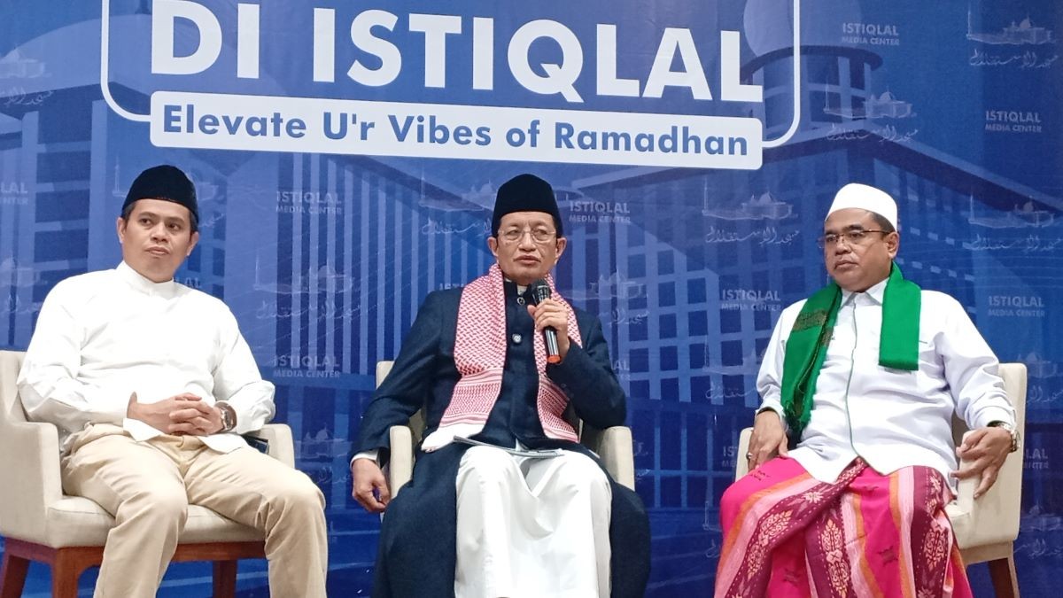 Menag Pastikan Efisiensi Anggaran Tak Pengaruhi Kegiatan Ramadan di Istiqlal. (Foto: Refi/MNC Media)