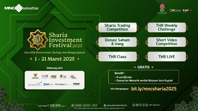 MNC Sharia Investment 2025 Hadirkan Kegiatan Seru, Hadiah Belasan Juta Rupiah Menanti (Foto: MNC Media)