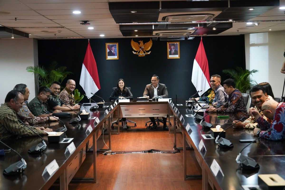 iNews Media Group Audiensi dengan Menko AHY, Bahas Sejumlah Isu Penting. (Foto: Jonathan/MNC Media)