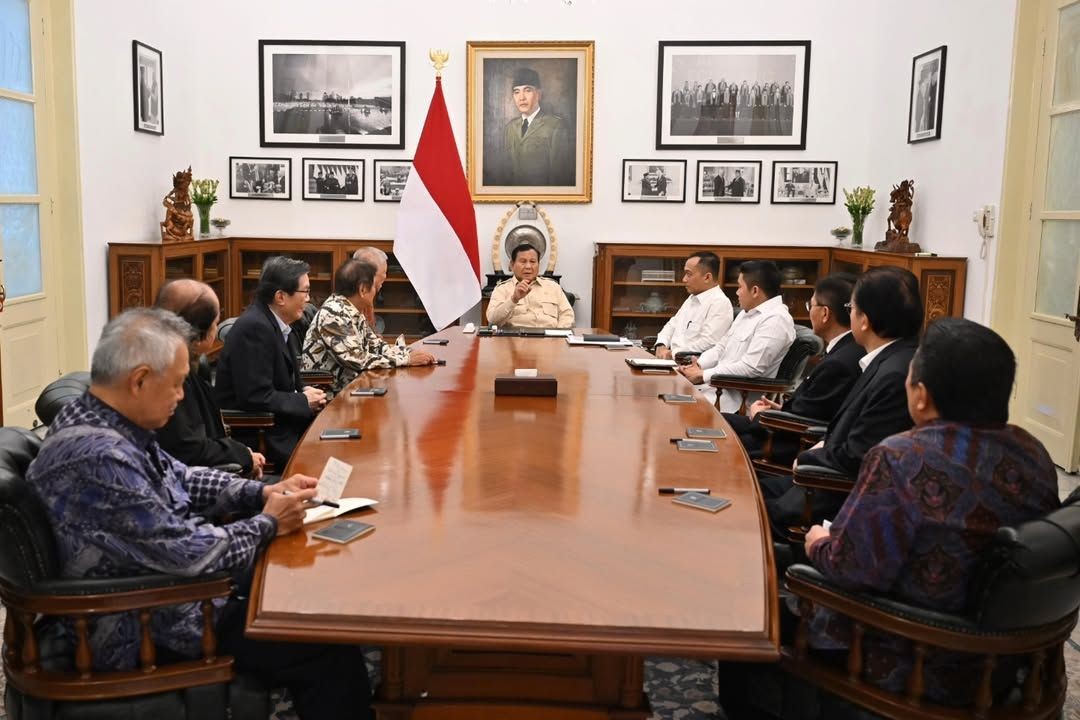 Prabowo Bertemu Delapan Konglomerat, Sejumlah Isu Jadi Pembahasan. (Foto: Instagram @sekretariat.kabinet)