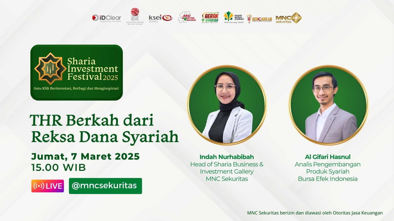 Ngabuburit Hari Ini Sambil Nonton IG Live MNC Sekuritas, Temanya Menarik Banget (foto mnc media)
