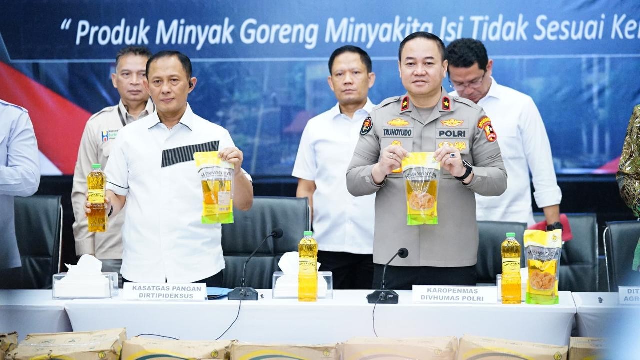 Polri Sarankan Kemendag Cabut Izin Usaha Perusahaan Nakal MinyaKita (FOTO: MNC Media)