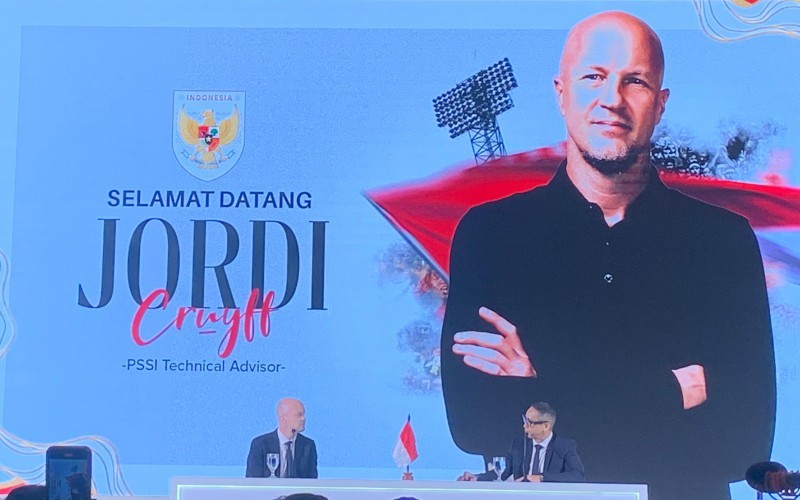 Jordi Cruyff resmi diperkenalkan ke publik sebagai penasihat teknis PSSI.