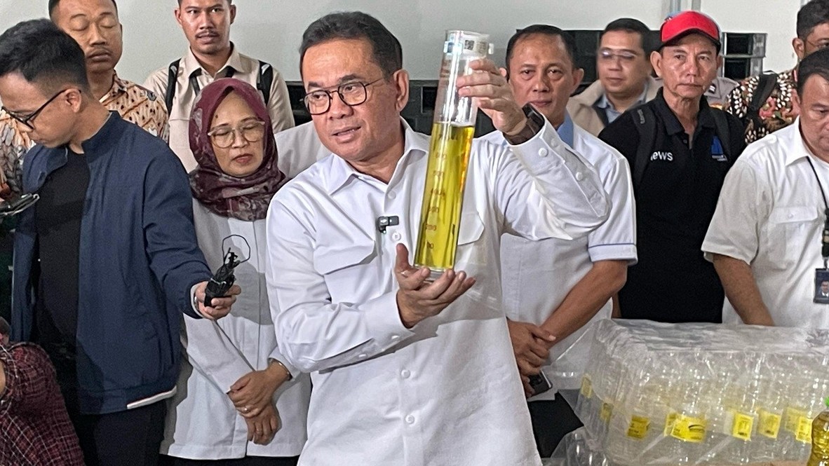 Mendag Cabut Izin Operasi Produsen MinyaKita Tak Sesuai Takaran di Karawang. (Foto Tangguh/MPI)