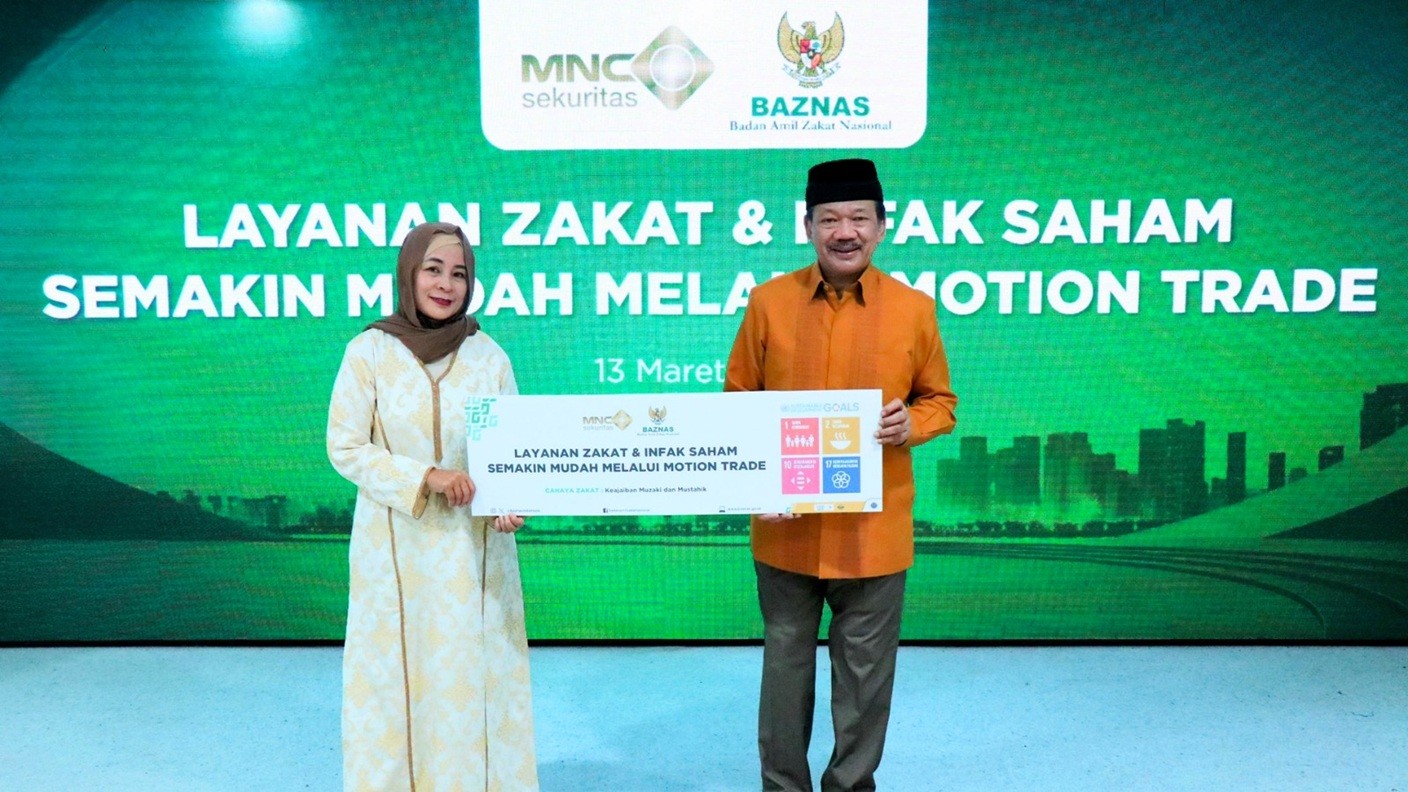Baznas-MNC Sekuritas Beri Kemudahan Layanan Zakat dan Infak Saham Melalui MotionTrade. (Foto MNC Media)