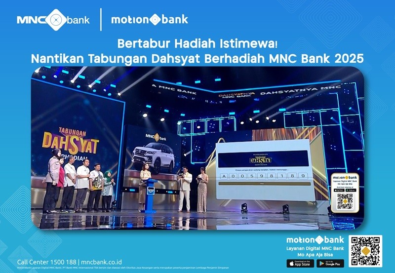 Tabungan Dahsyat Berhadiah MNC Bank 2025 Segera Hadir, Begini Cara Menangkannya (foto mnc media)