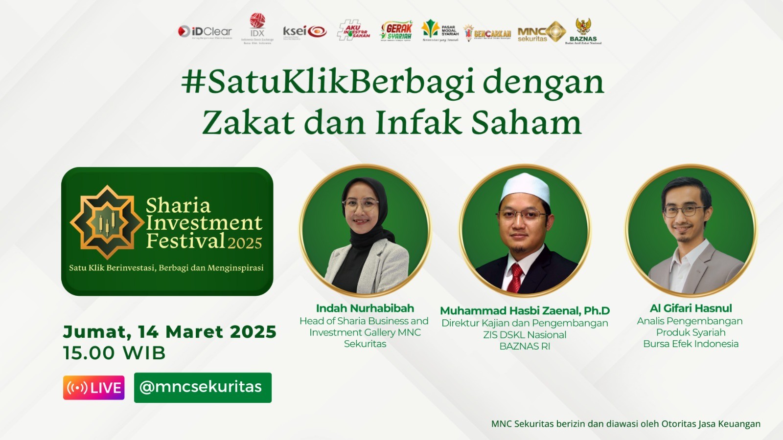 Lipatgandakan Pahala saat Ramadan, Simak #SatuKlikBerbagi dengan Zakat dan Infak Saham. (Foto: MNC Media)