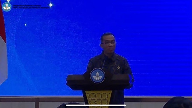 Prabowo Sebut RI Berpotensi Besar Jadi Negara Maju, Mendikti Saintek Ungkap Syaratnya (foto achmad al fiqri)