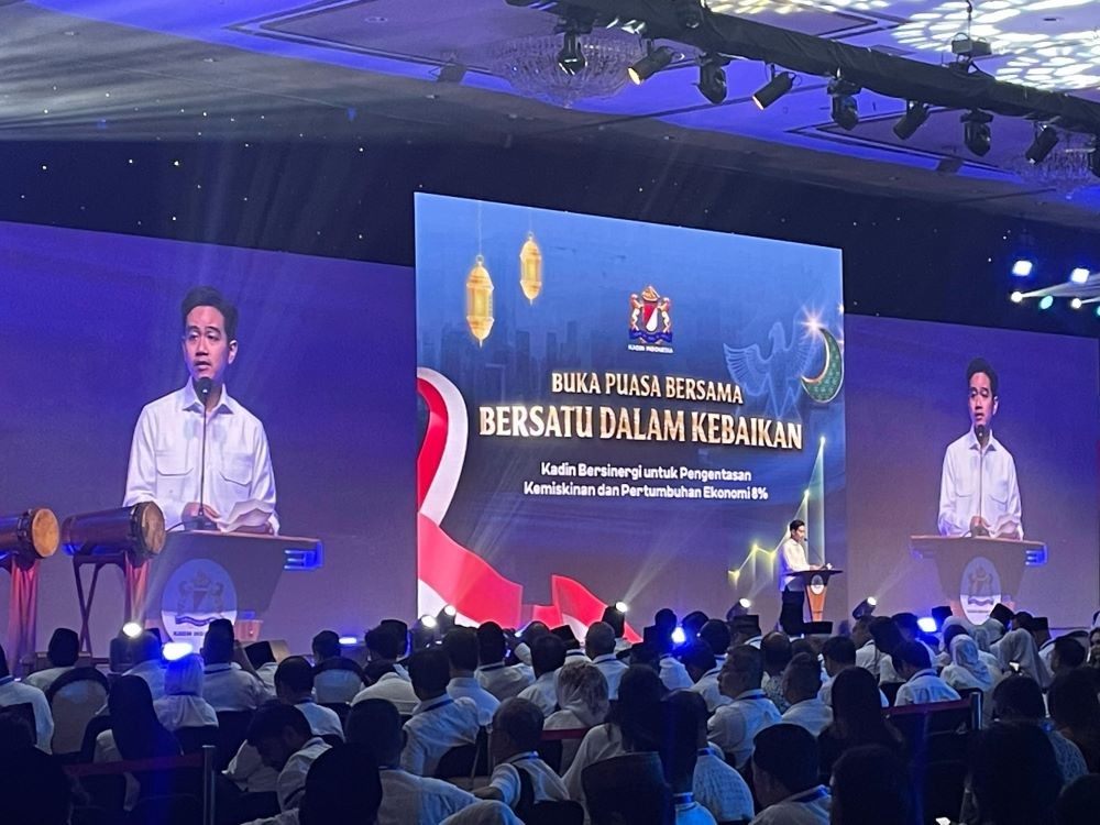 Serap Banyak Tenaga Kerja, Gibran Ajak Kadin Gerakkan Sektor Padat Karya. Foto: MNC Media.