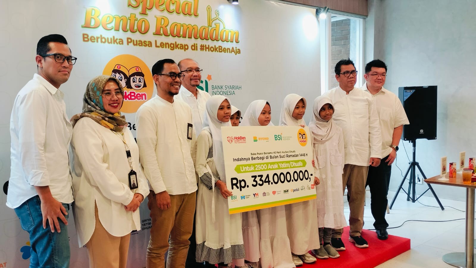 Gandeng Hokben, BSI Perluas Penyaluran Zakat dan Program Berbagi Sepanjang Ramadan 1446 H. (Foto: doc.idxc)
