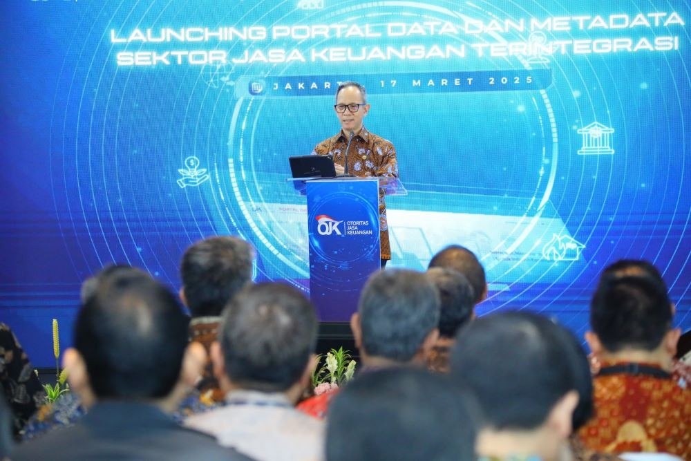 OJK Luncurkan Portal Data Terintegrasi, Dorong Transparansi dan Efisiensi di Sektor Keuangan. Foto: MNC Media.