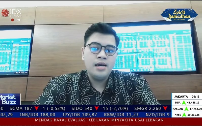Indeks Harga Saham Gabungan (IHSG) menunjukkan tren pelemahan akibat kondisi yang terjadi pada APBN 2025. (Foto: MNC Media)