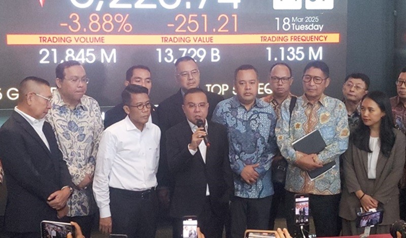 Wakil Ketua DPR Dasco Tepis Sri Mulyani Mundur dari Kabinet hingga Jadi Penyebab IHSG Rontok (foto felldy)