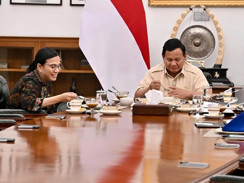 Istana Pastikan Isu Sri Mulyani Mundur dari Kabinet Prabowo Hoaks (foto ist)