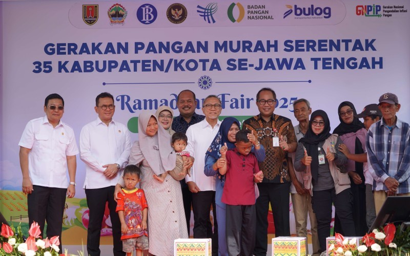 Stabilkan Pasokan dan Harga Jelang Lebaran, TPID Gelar Gerakan Pangan Murah Serentak di Jateng (Dokumen BI Jateng)