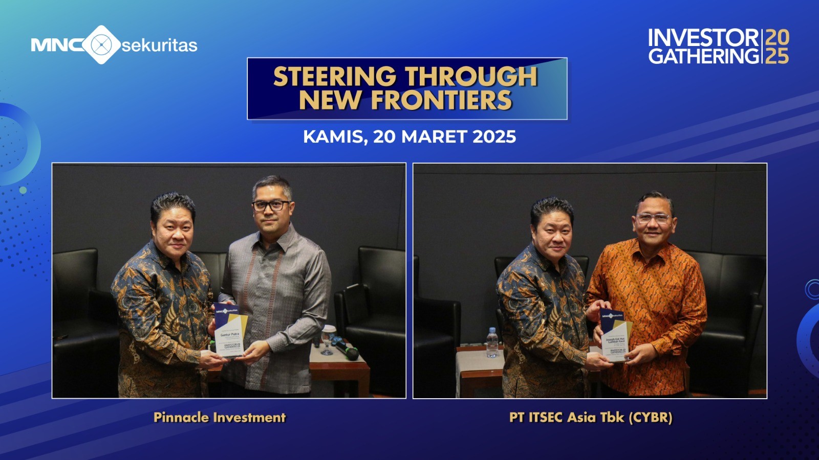 Pinnacle Investment hingga CYBR Meriahkan MNC Sekuritas Corporate Forum 2025 (Foto: MNC Media)