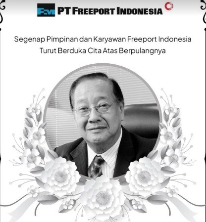 Kabar Duka, Mantan Bos Freeport Rozik Boedioro Soetjipto Tutup Usia (foto instagram freeport indonesia)