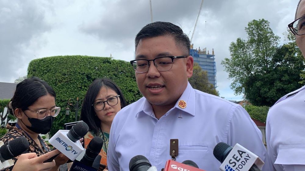 Deputi Bidang Diseminasi dan Media Informasi, Kantor Komunikasi Kepresidenan Noudhy Valdryno. Foto: MNC Media.