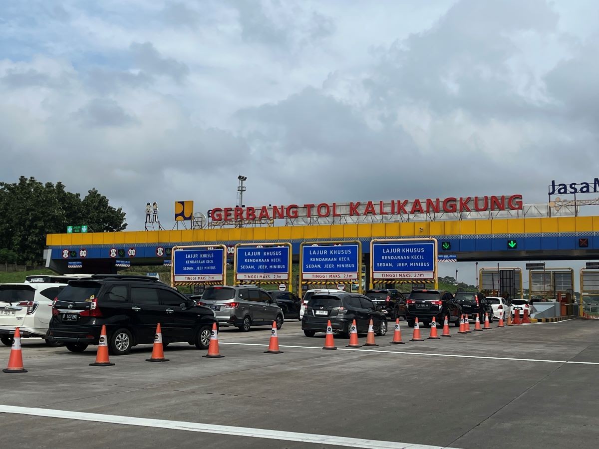 Puncak Arus Balik, One Way Kalikangkung Ramai Lancar (Foto: MNC Media)