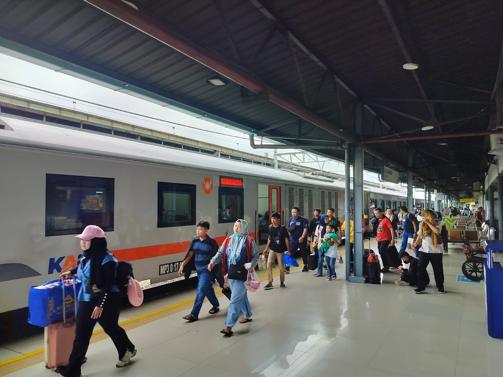 Mudik Lebaran, KAI Angkut 1,2 Juta Penumpang dalam Sepekan (Foto: MNC Media)