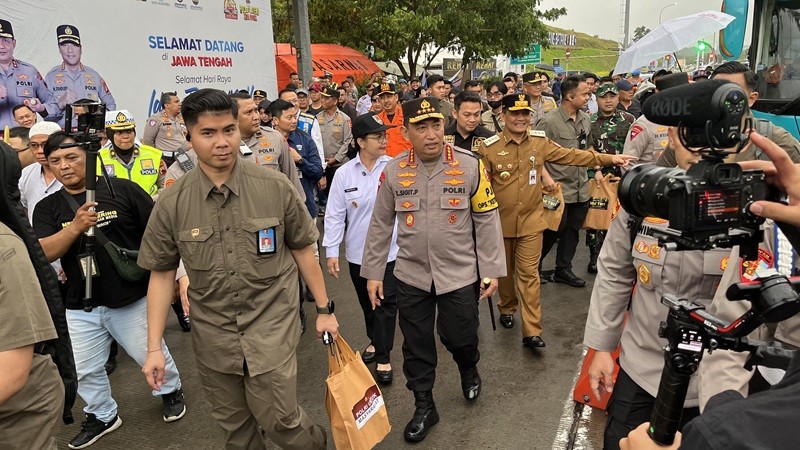 Kapolri Sebut Oneway GT Kalikangkung-Cikatama Bersifat Situasional (foto dinar)
