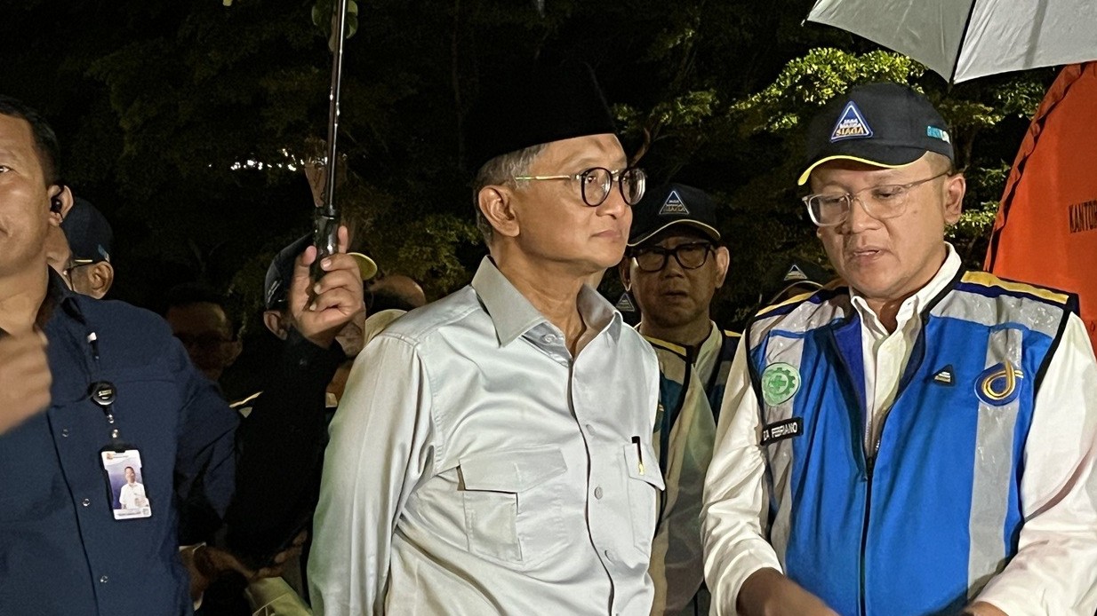 Menteri PU Prediksi Masih Ada 40 Persen Kendaraan Belum Lakukan Perjalanan Mudik. (Foto Dinar/MPI)