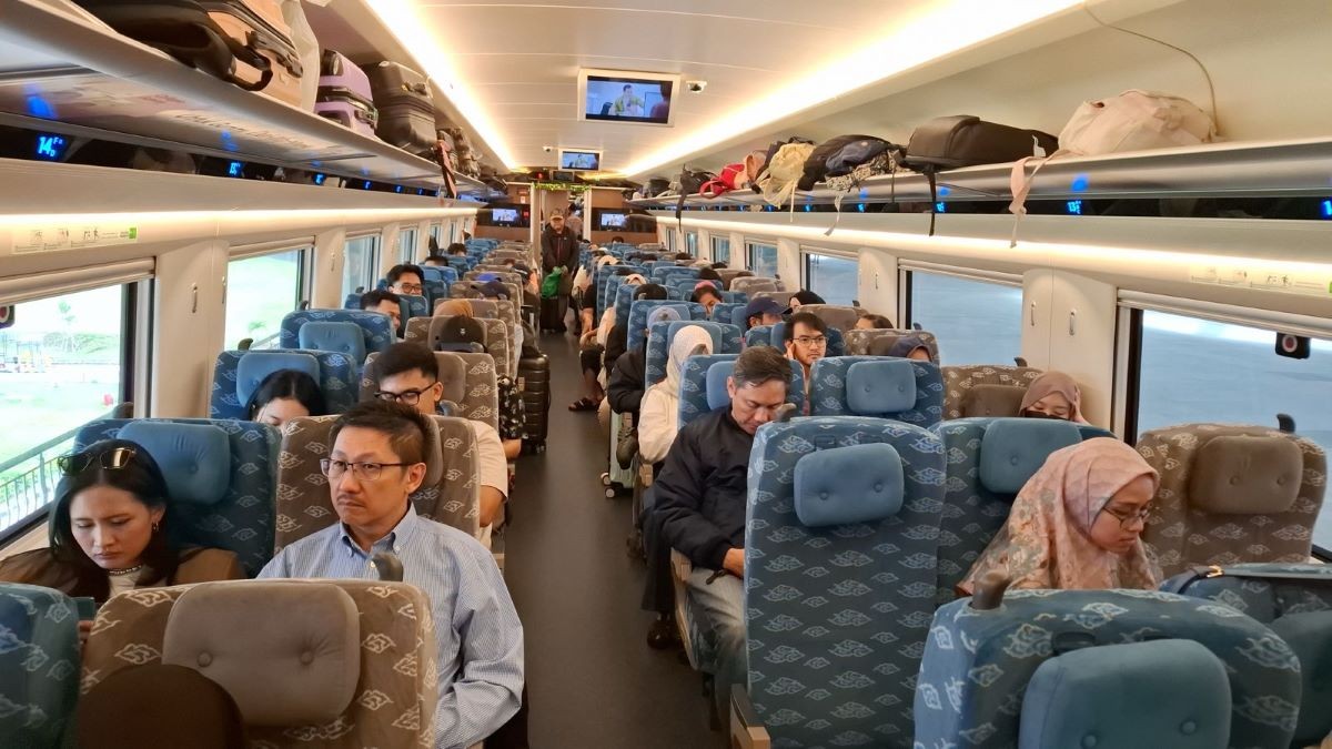 Whoosh Jadi Pilihan Mudik Jelang Lebaran, 170 Ribu Tiket Ludes Terjual. (Foto: Dok. KCIC)
