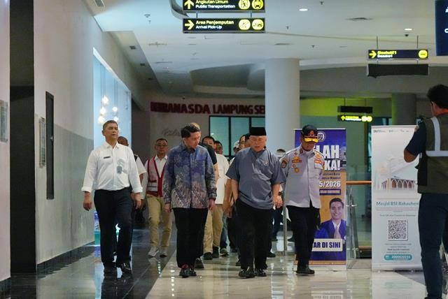 Menhub Cek Kesiapan Pelabuhan Bakauheni Jelang Arus Balik (Foto: MNC Media)