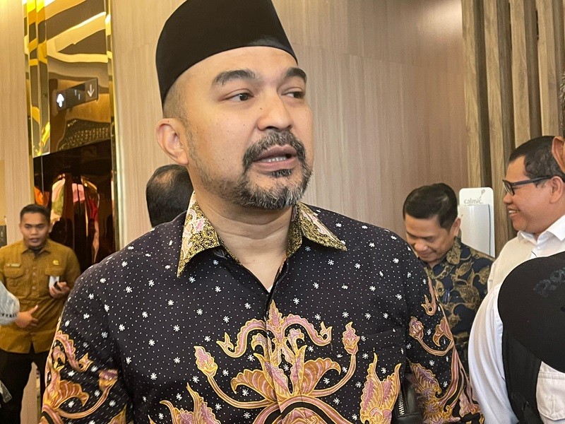 Ketua Umum HIPAN, David Chalik sebut tarif AS berpotensi merugikan pelaku industri Indonesia. (foto: Tangguh/IMG)