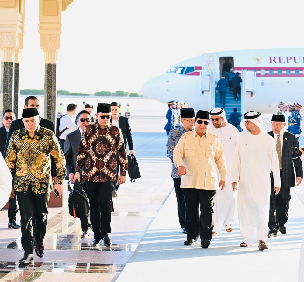 Prabowo Temui Presiden MBZ di Abu Dhabi, Bahas Kerja Sama Bilateral. Foto: MNC Media.