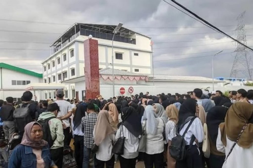 Kemenaker Pastikan 1.126 Mantan Karyawan Yihong Novatex Bisa Bekerja Kembali. (Foto: MNC Media)