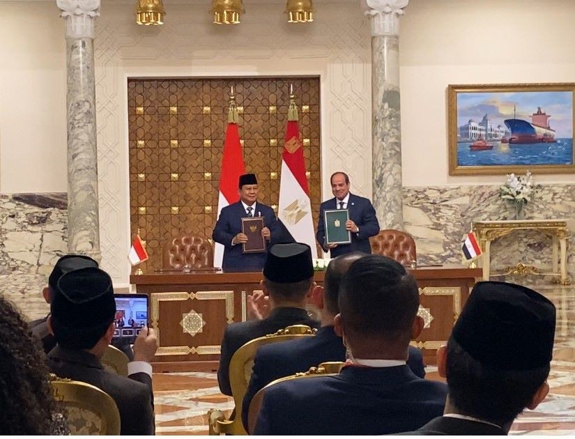 Prabowo dan Presiden Mesir Sepakati Penguatan Kemitraan Strategis. (Foto: Biro Pers Setpres)