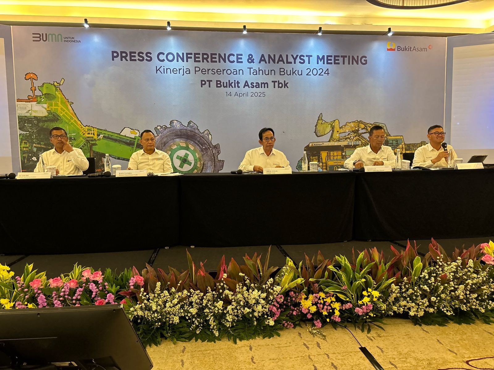 Bukit Asam (PTBA) Raup Laba Rp5,10 Triliun pada 2024 (FOTO:MNC Media)