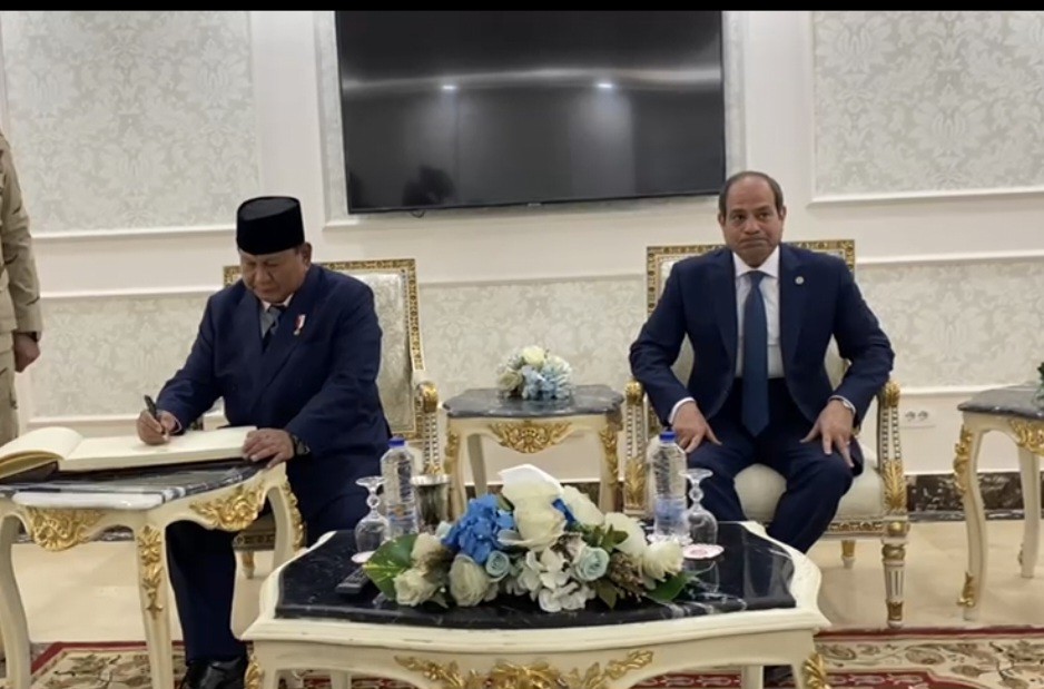 Prabowo dan Presiden El-Sisi Jalin Kemitraan Strategis antara Indonesia dengan Mesir (FOTO:Dok Ist)