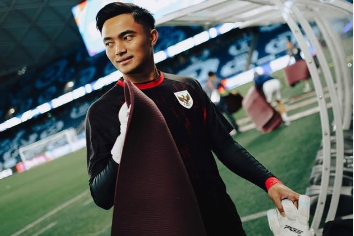 Ernando Ari mengambil sisi positif soal persaingan ketat dengan Maarten Paes dan Emil Audero di Timnas Indonesia. (foto: Instagram/Nandoariss)