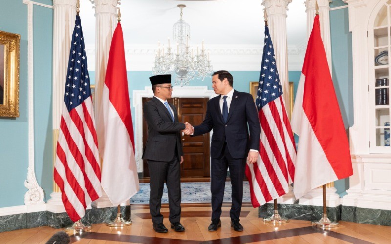Indonesia dan AS Jajaki Perluasan Kemitraan di Tengah Negosiasi Tarif. (Foto: MNC Media)