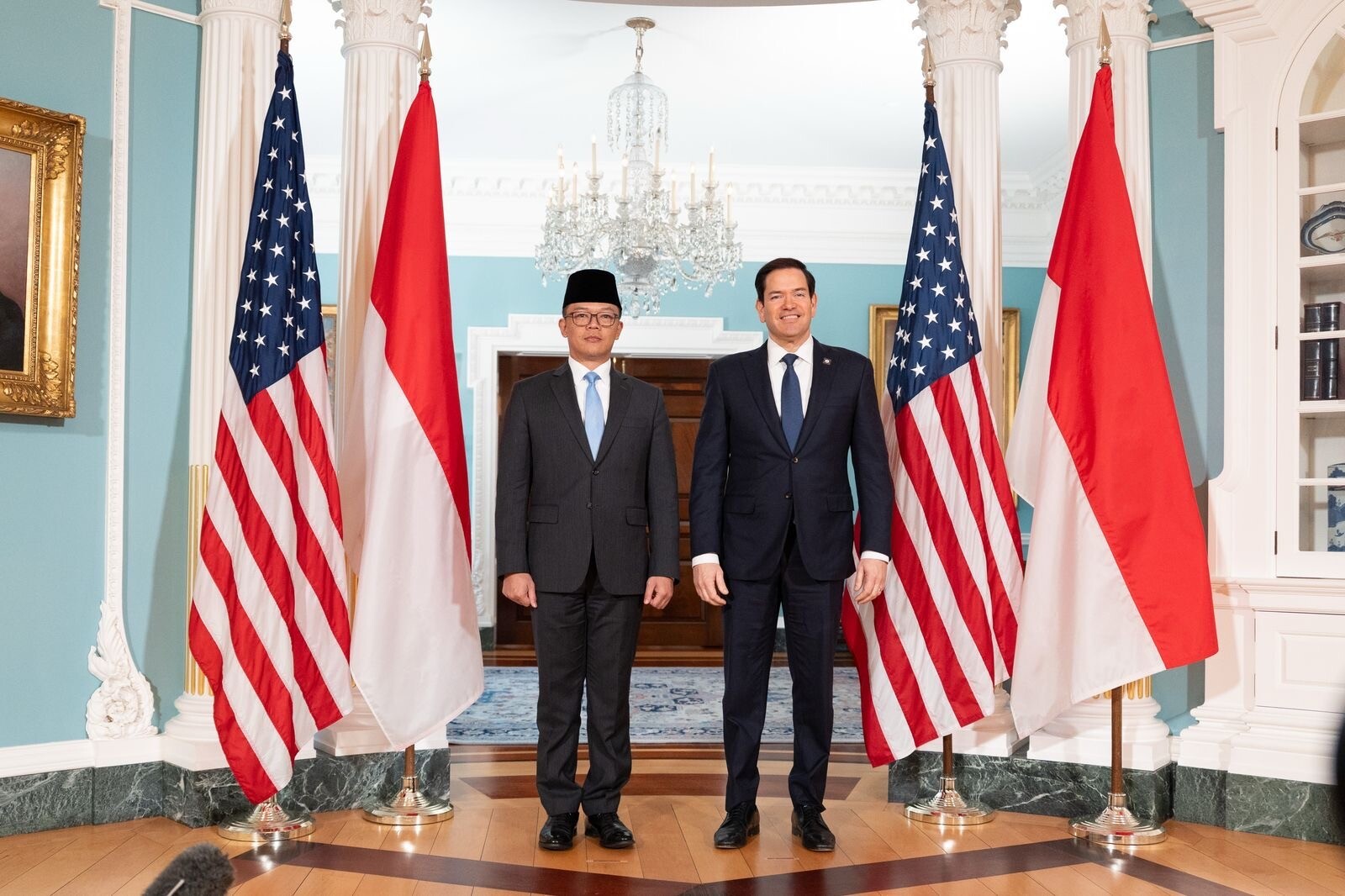 Sugiono and Rubio Discuss US Tariffs on Indonesia. (Photo: MoFA)