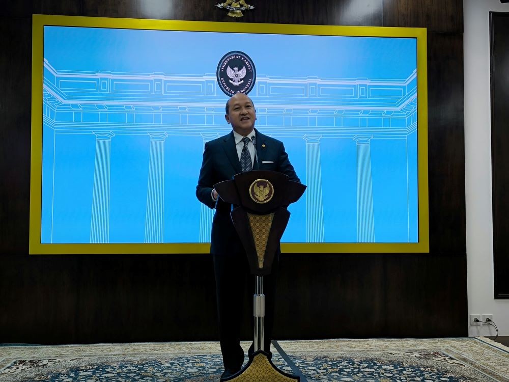 Pemerintah RI yang Batalkan Proyek Baterai dengan LG, Rosan Ungkap Alasannya. Foto: Riyan Rizki/Inews Media Group.