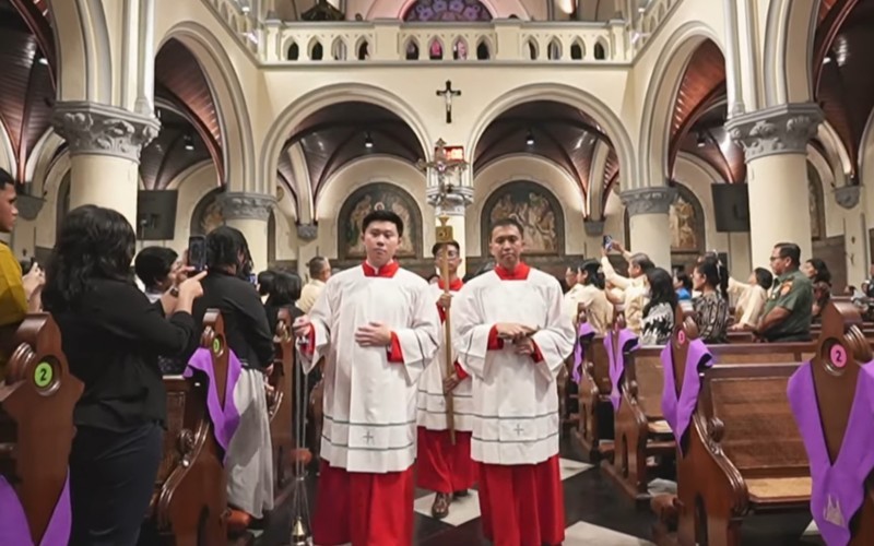 Gereja Katedral Jakarta Gelar Misa Requiem Paus Fransiskus, Dubes Vatikan Hadir (Foto: Komsos Katedral Jakarta)