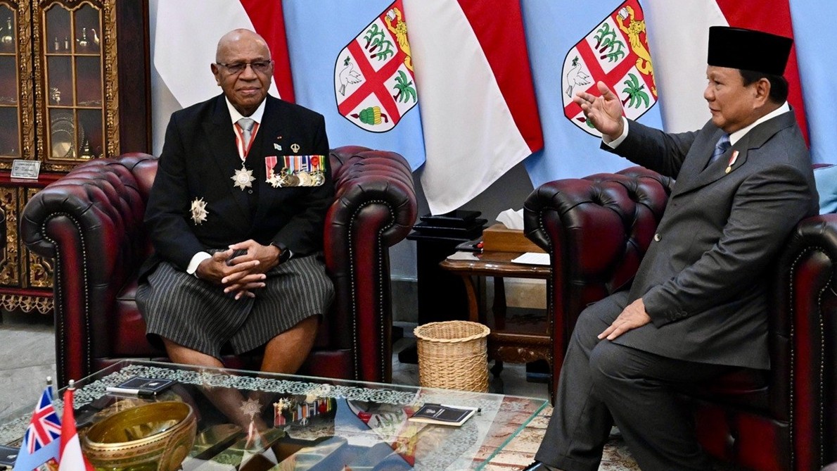 Prabowo Berikan Dana Hibah USD6 Juta ke Republik Fiji, PM Rabuka: Kami Sangat Berterima Kasih. (Foto Setpres)