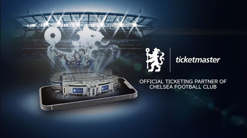 Chelsea menandatangani kerja sama multi tahun dengan perusahaan global Ticketmaster untuk menyediakan tiket digital. (foto: Chelsea)