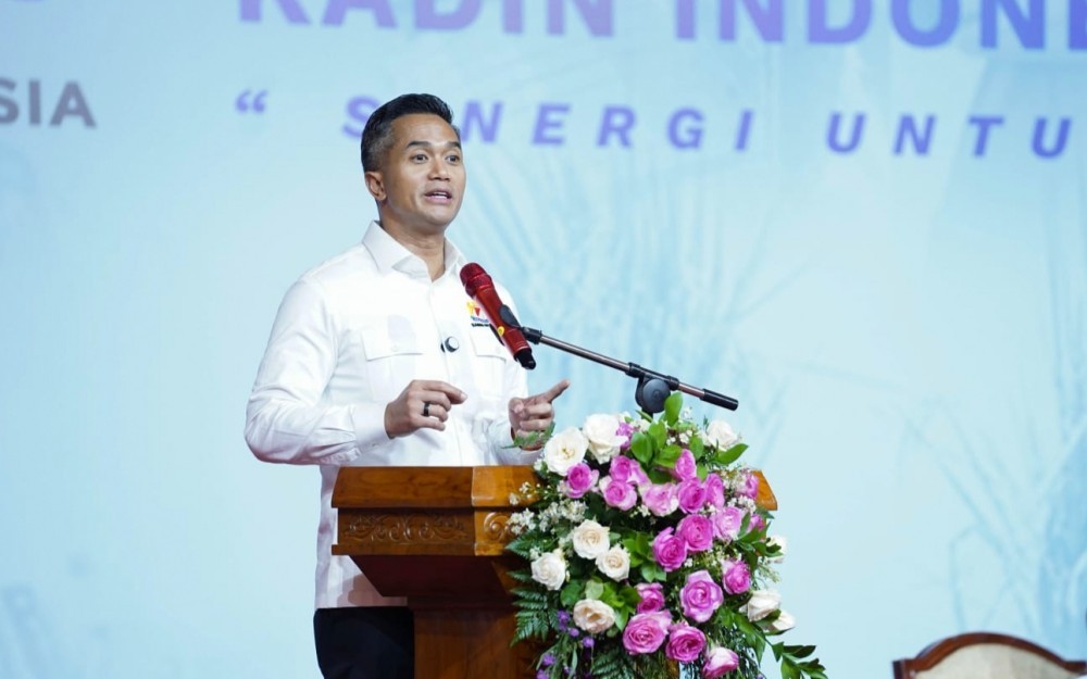 Ketua Umum Kamar Dagang dan Industri (Kadin) Indonesia, Anindya Novyan Bakrie akan terbang ke Amerika Serikat (Foto: Doc Kadin )