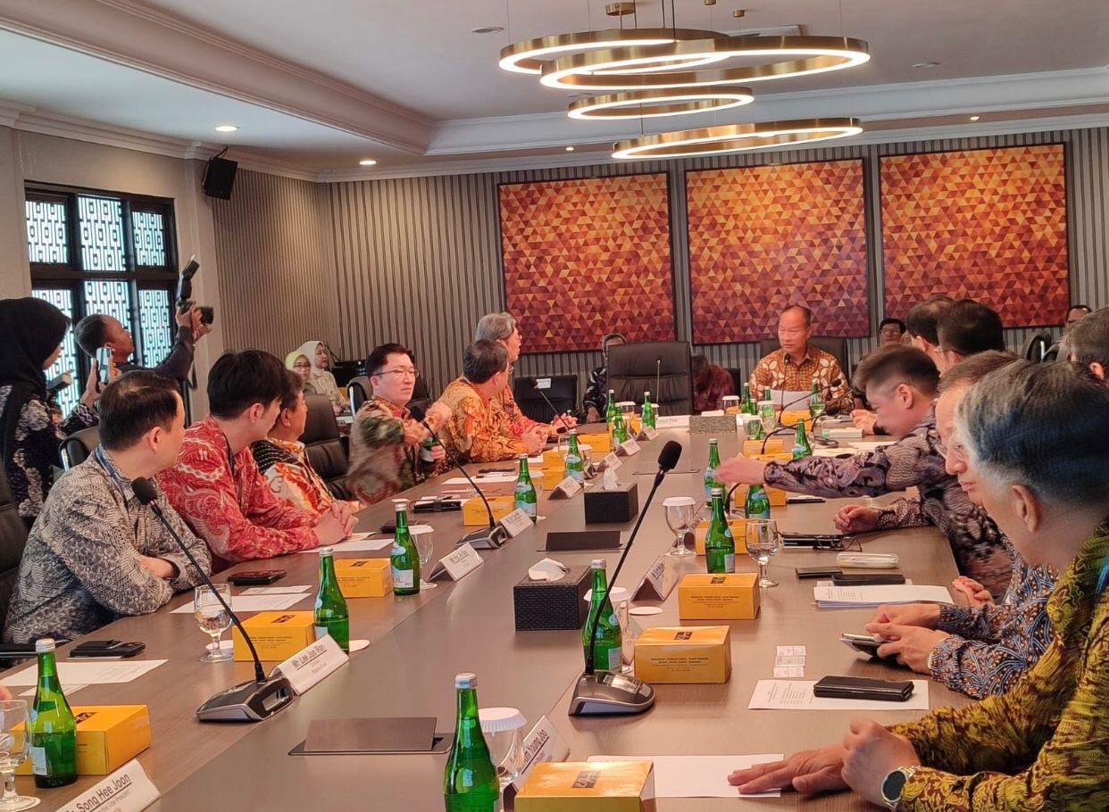 Temui Menperin, Pengusaha Korsel Mau Tambah Investasi di RI. (Foto: Ferdi Rantung/Inews Media Group)