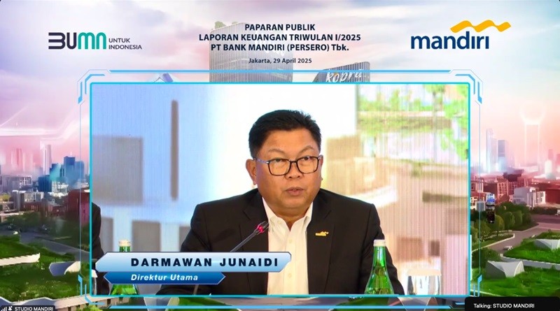 Bank Mandiri (BMRI) Cetak Laba Rp13,2 Triliun di Kuartal I-2025, Ini Pendorongnya (foto anggie)